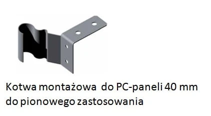 Kotwa mntażowa do PC -Paneli 40 mm - pionowe zastow..jpg