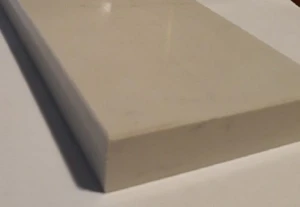 Parapety/ blaty - Quartz BIANCO MASSA poler, gr. 3 cm  -  1 m2 wyrobu gotowego  