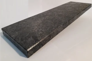 Parapety/Stopnice  - GRANIT STEEL GREY (ghiano finish) Lapatura-  półpoler, gr. 2 cm  -  1 m2 wyrobu gotowego 