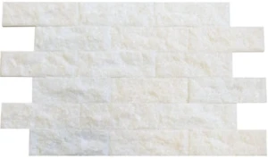 Płytka marmur biały typu White Crystal 10x30x1,5 cm