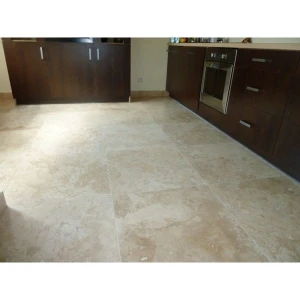 Płytki Trawertyn LIGHT BEIGE szlifowany i wypełniony 61x61x1,2 cm  