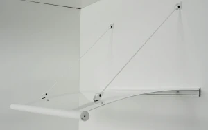 DASZEK - Markiza 151x94 cm na odciągach - typ 003 - płyta akrylowa