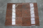 Granit czerwono-brązowy  typu MULTICOLOR RED poler 60x60 x1,3 cm   